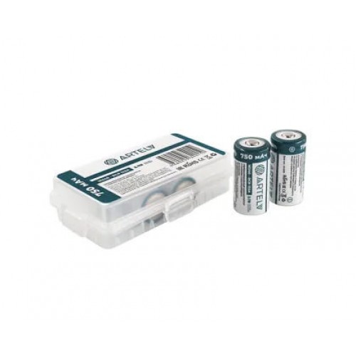 Аккумуляторные батареи RCR123 ARTELV 3.7V Li-Ion 750 mAh в Волжском
