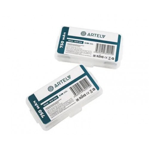 Аккумуляторные батареи RCR123 ARTELV 3.7V Li-Ion 750 mAh в Волжском
