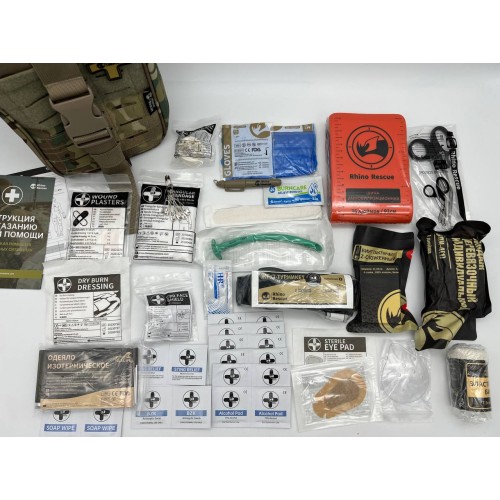 Военная тактическая аптечка RHINO RESCUE 25в1 в Волжском