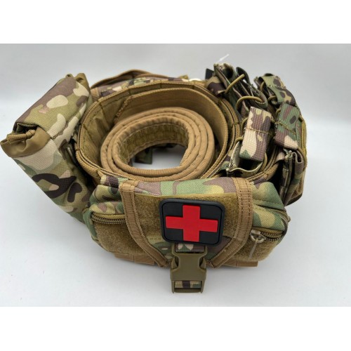 Пояс разгрузочный YAKEDA тактический с подсумками в Волжском