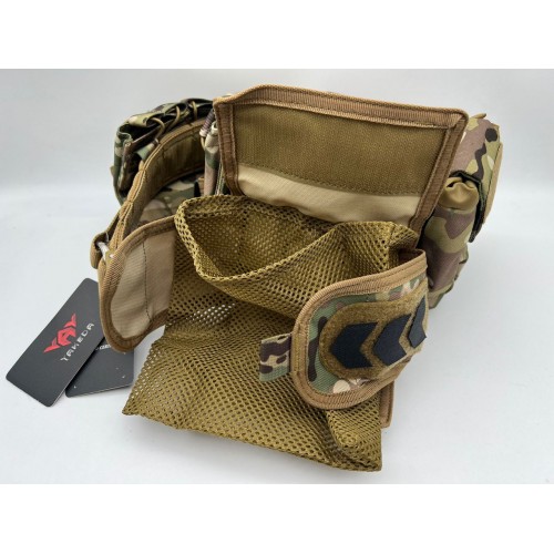 Пояс разгрузочный YAKEDA тактический с подсумками в Волжском