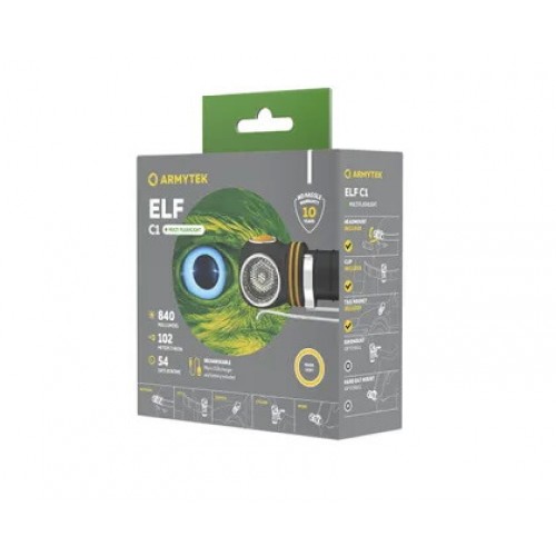 Мультифонарь Armytek ELF C1 Micro USB (теплый свет) в Волжском