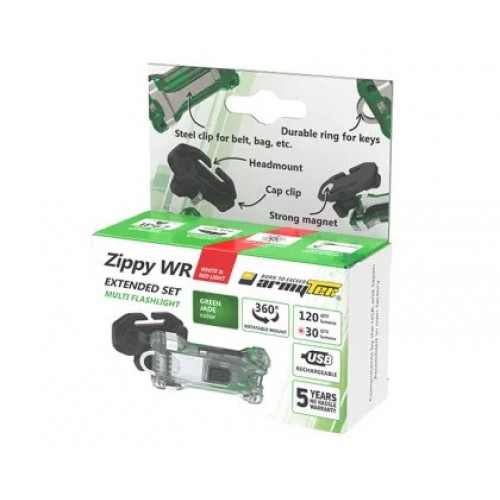 Наключный фонарь Armytek Zippy Extended Set WR (Green Jade) в Волжском