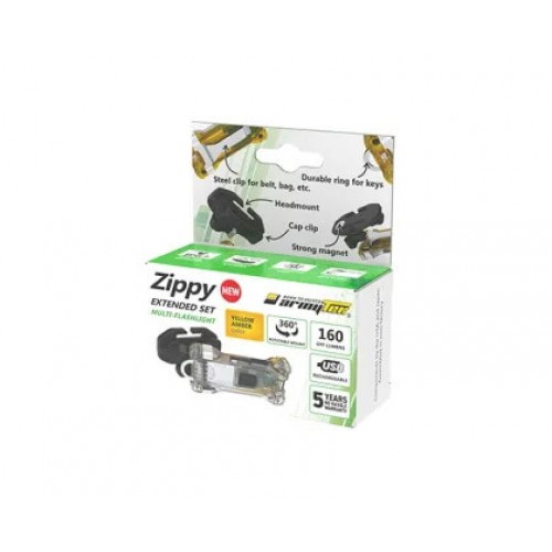 Наключный фонарь Armytek Zippy Extended Set (Yellow Amber) в Волжском