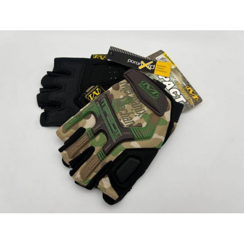 Перчатки тактические “MECHANIX M-PACT” механикс беспалые в Волжском